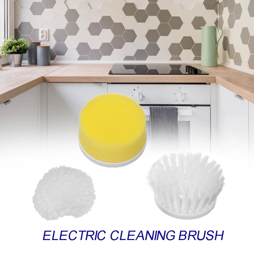 Replacement Brush Heads for Electric Cleaning Brush – 3-Pack
