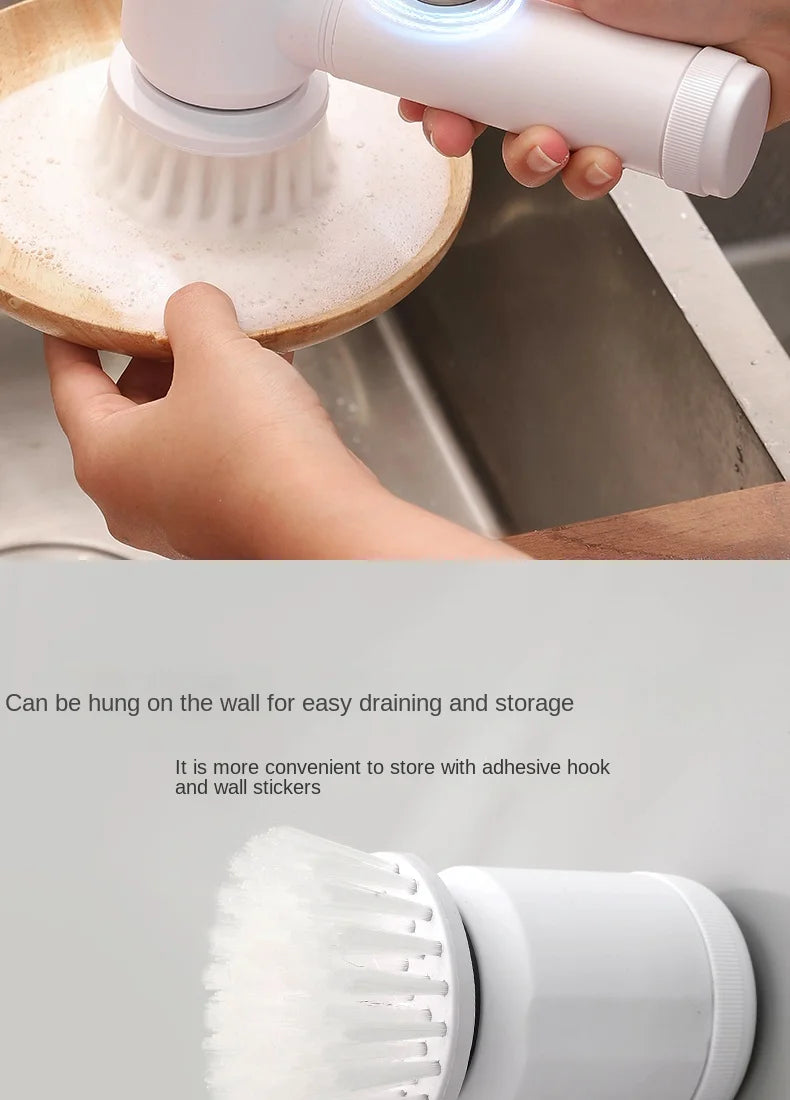 Electric Power Scrubber – Handheld Cordless Cleaning Brush