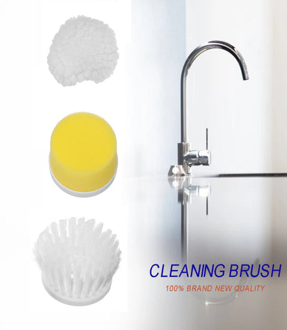 Replacement Brush Heads for Electric Cleaning Brush – 3-Pack