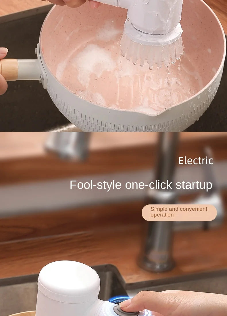 Electric Power Scrubber – Handheld Cordless Cleaning Brush