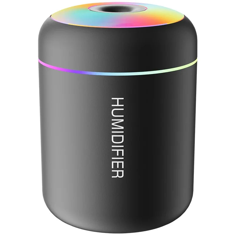 Colorful LED Cool Mist Humidifier – USB Aroma Diffuser - 180ml
