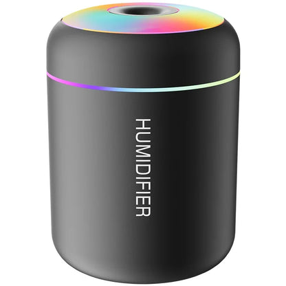 Colorful LED Cool Mist Humidifier – USB Aroma Diffuser - 180ml