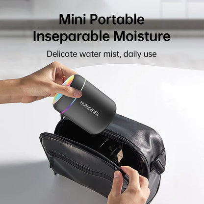 Colorful LED Cool Mist Humidifier – USB Aroma Diffuser - 180ml