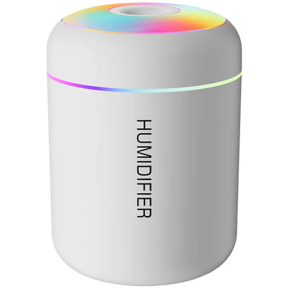 Colorful LED Cool Mist Humidifier – USB Aroma Diffuser - 180ml