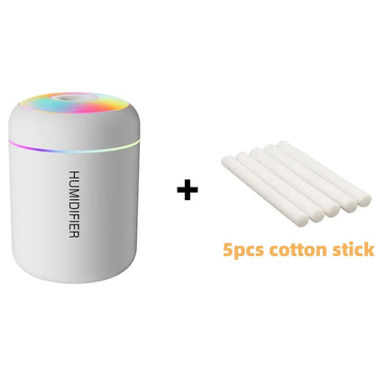 Colorful LED Cool Mist Humidifier – USB Aroma Diffuser - 180ml