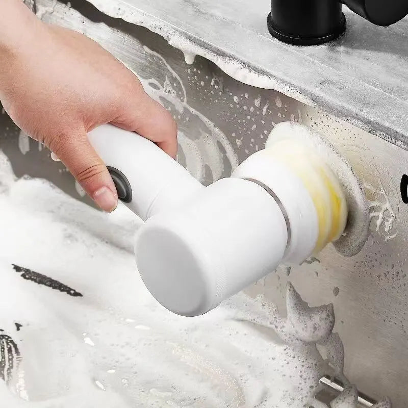 Electric Power Scrubber – Handheld Cordless Cleaning Brush
